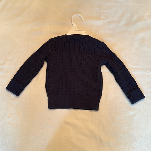 Brand New Ralph Lauren Navy Cable Knit Cardigan Sweater - 18 M - Picture 4 of 14